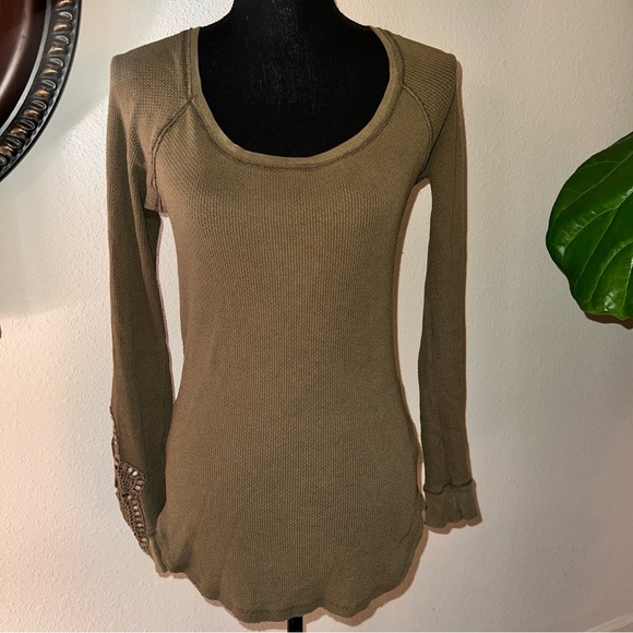 Free People Olive Long Sleeve Top - Picture 10 of 15